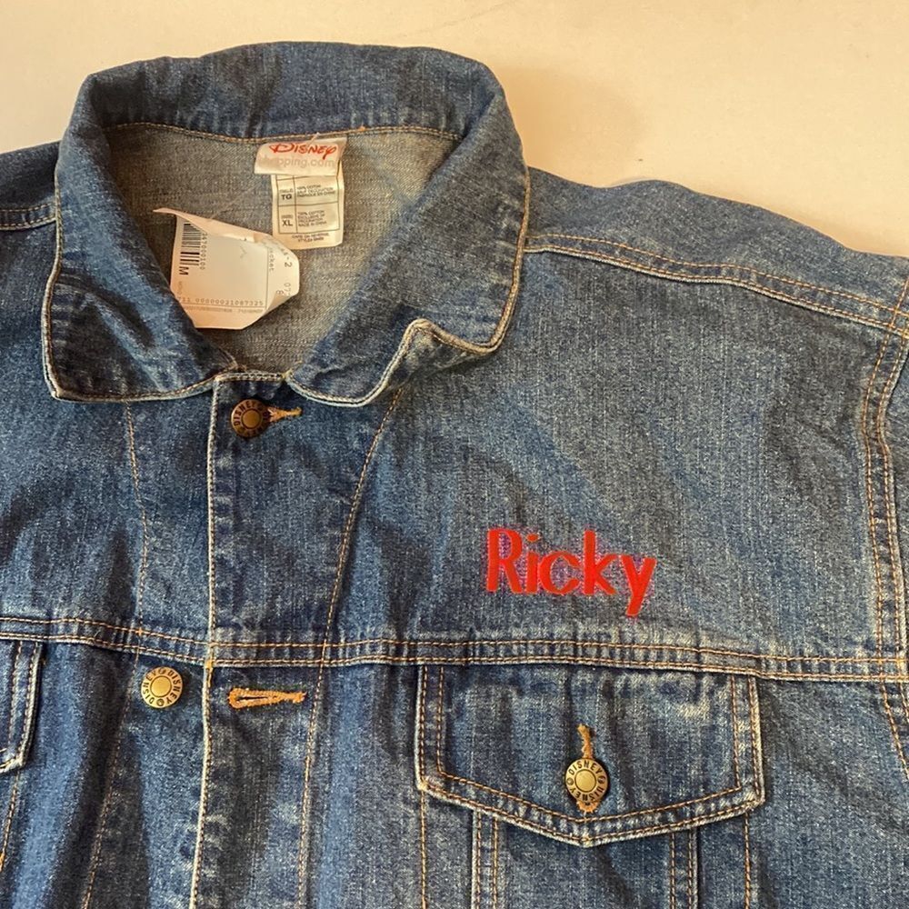 Disney Vintage Mickey Mouse Denim Jacket - Picture 3 of 5